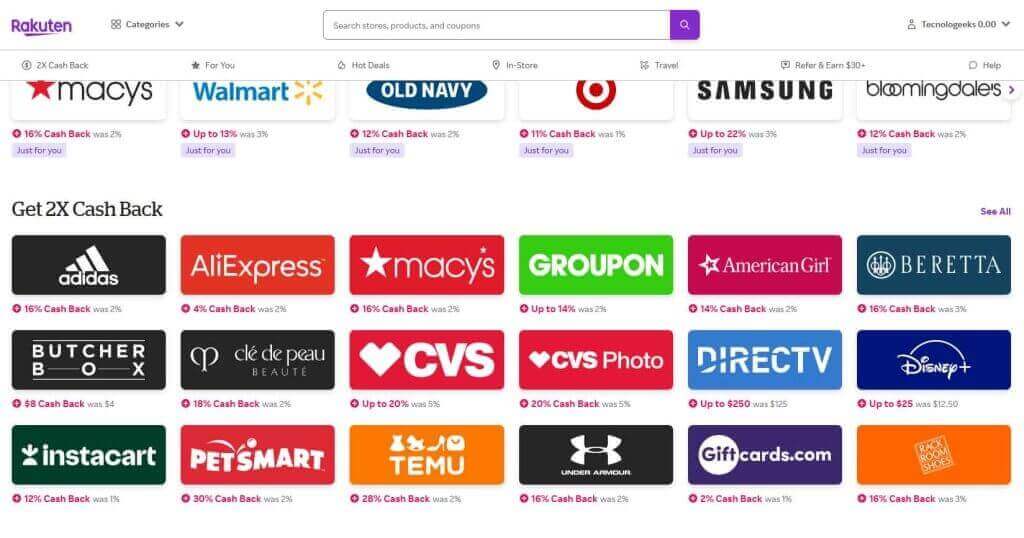 Mejores plataformas de cashback