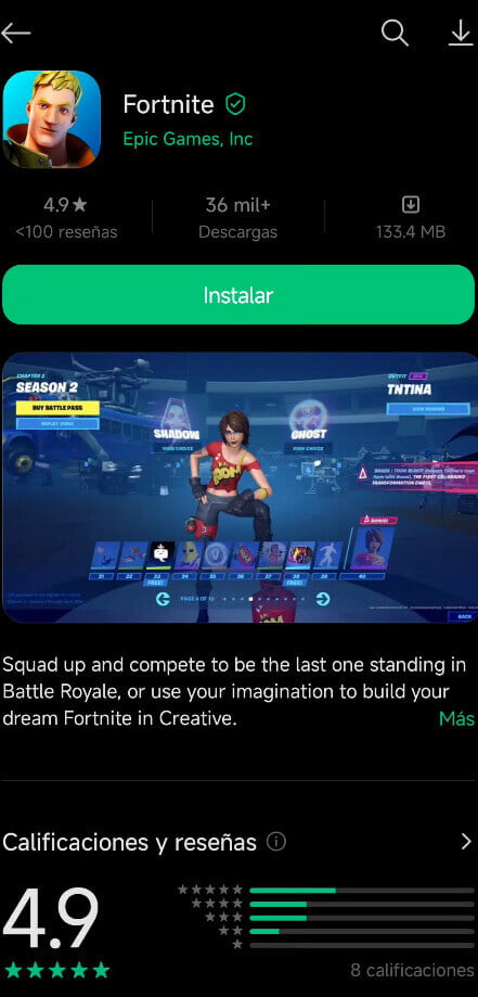 Cómo descargar Fortnite para Android