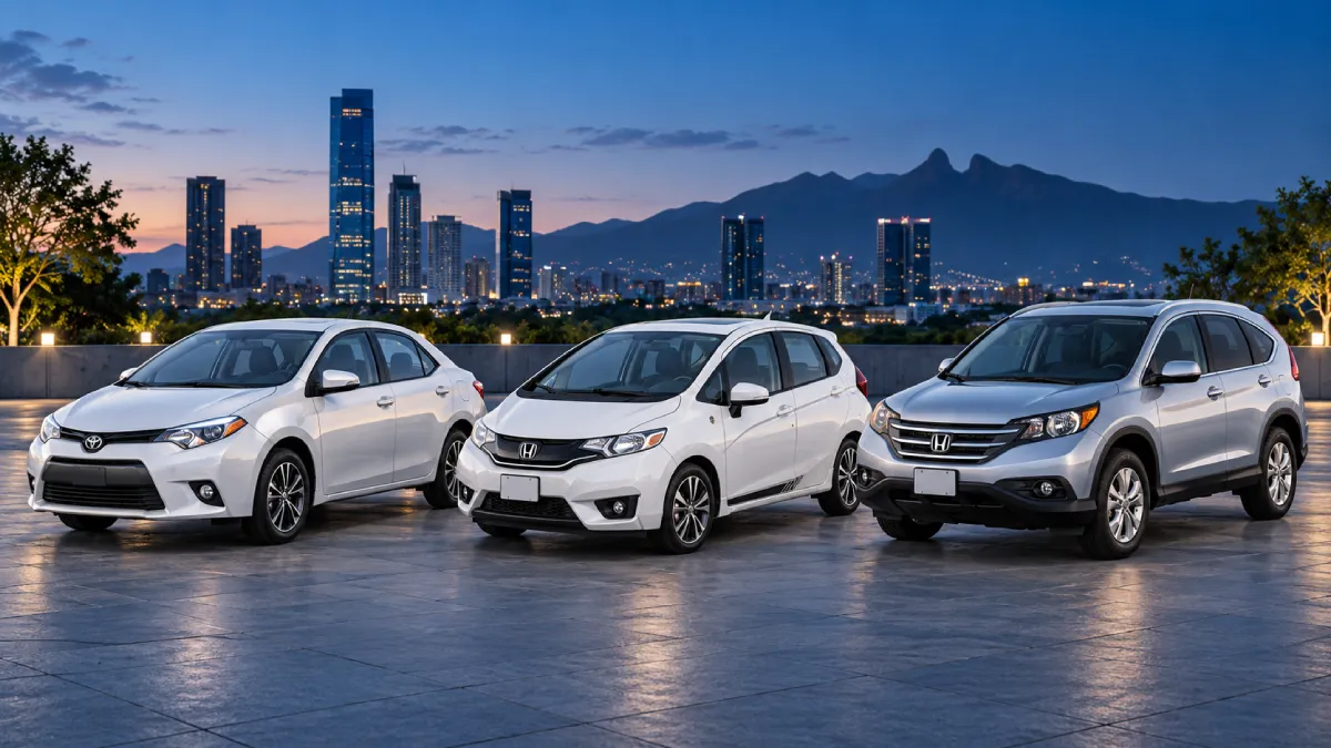 Autos usados confiables por menos de $250,000 en México: 7 opciones para 2026