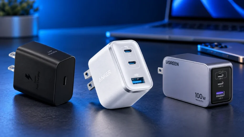 Mejores cargadores USB-C en 2026: 5 opciones para celular y laptop